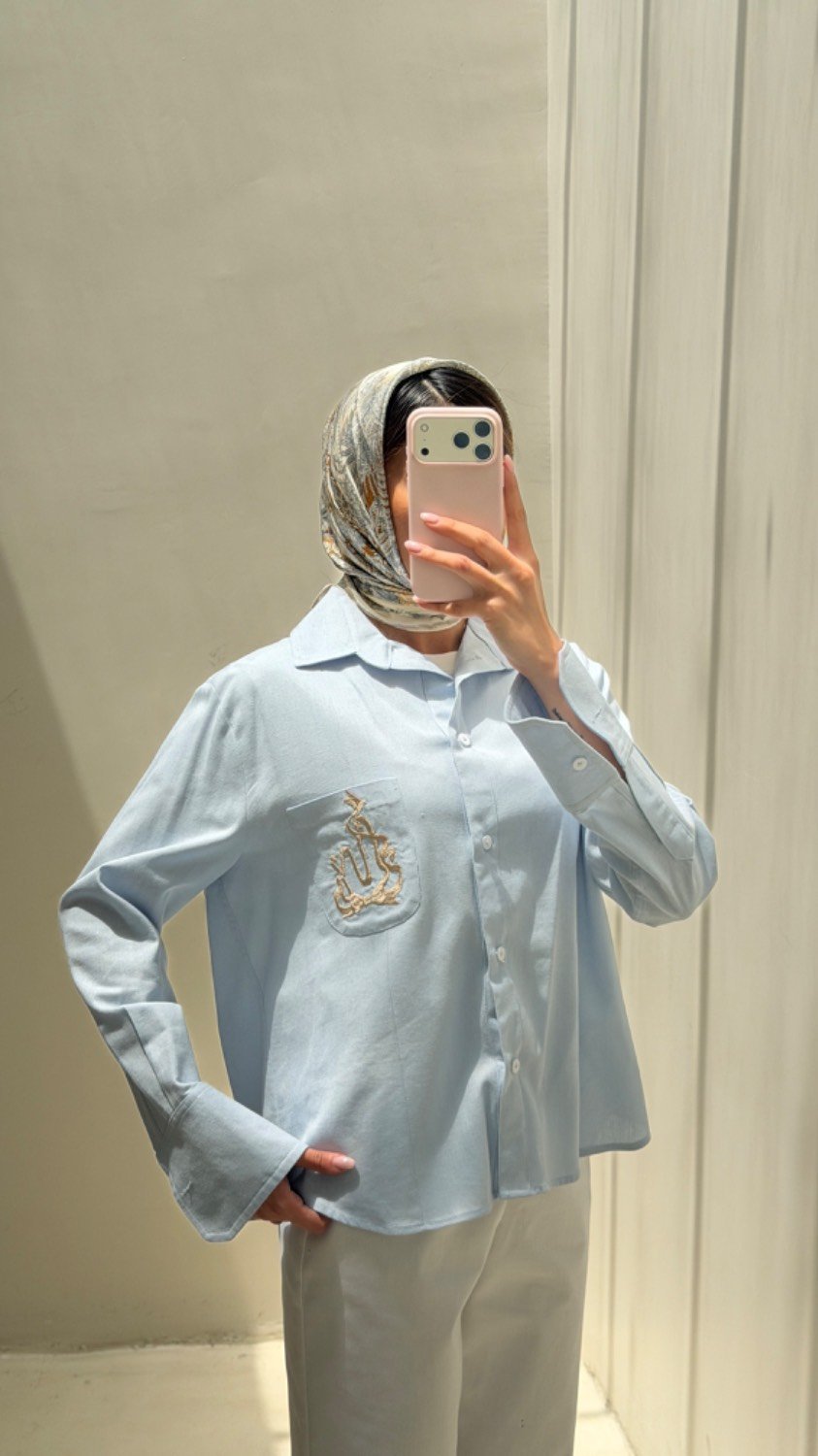شومیز آبی